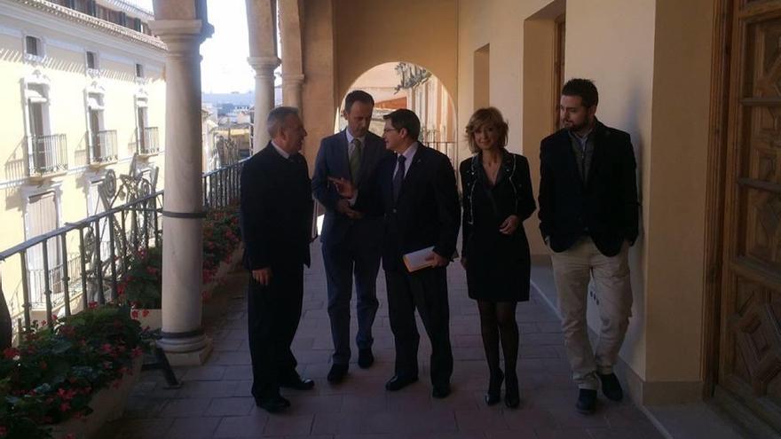El director del INFO presentó en Lorca una batería de medidas para impulsar la actividad empresarial.