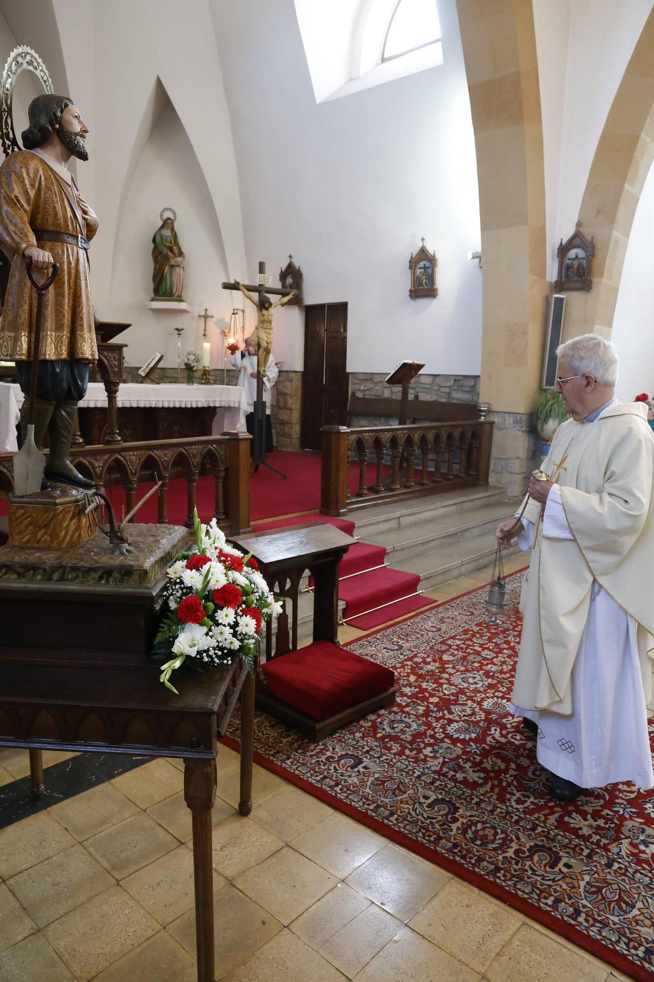 La festividad de San Isidro Labrador en la parroquia gijonesa de Granda, en imágenes