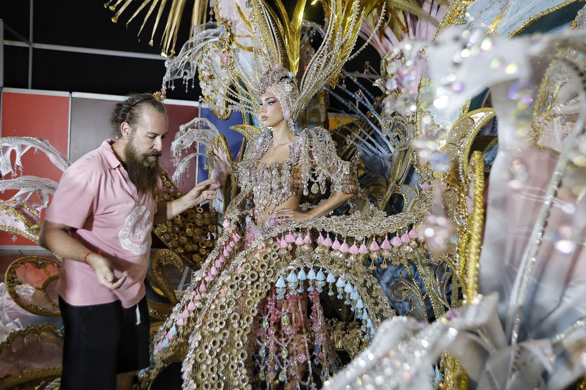 Backstage de la Gala de la Reina de Santa Cruz de Tenerife