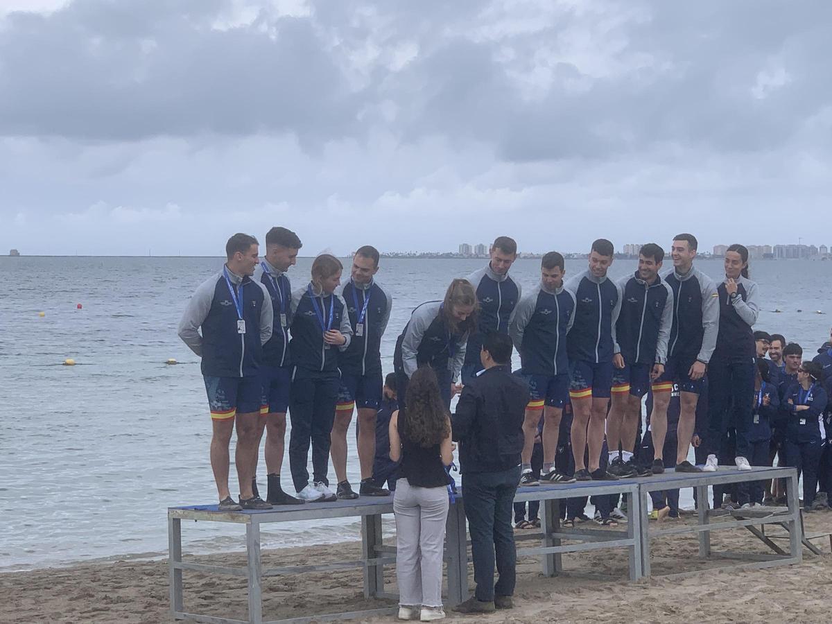 Las mejores imágenes de la Regata Interuniversidades de Santiago de la Ribera en la que ha participado la princesa Leonor