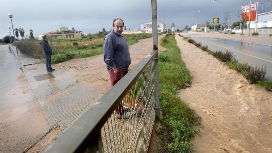 Imagen de las últimas riadas sufridas por la zona sur de Mallorca a principios de este año.