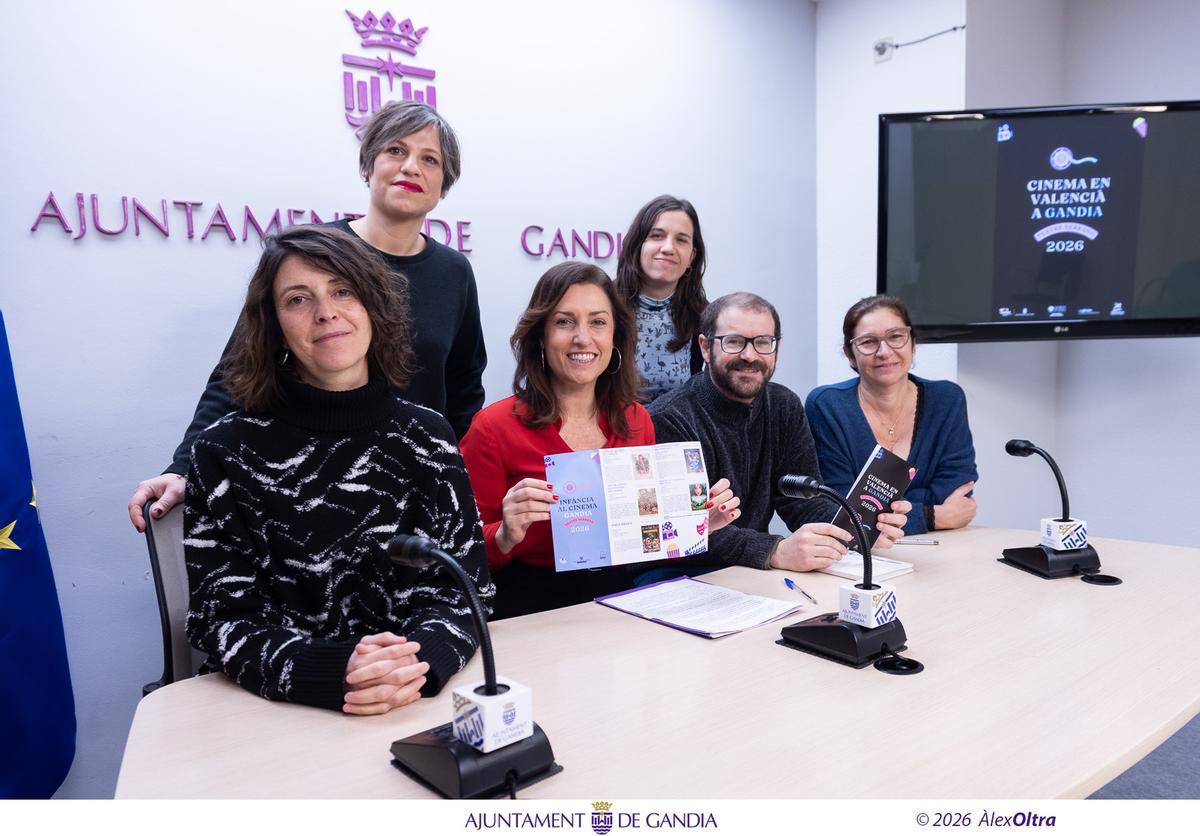 La presentación del ciclo, en el Ayuntamiento de Gandia