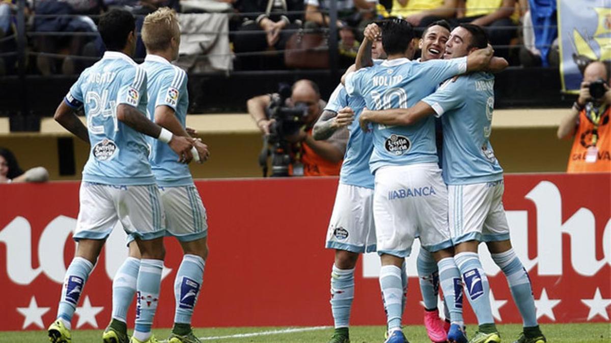 El Celta de Vigo gana al Villarreal con goles de Orellana y Nolito