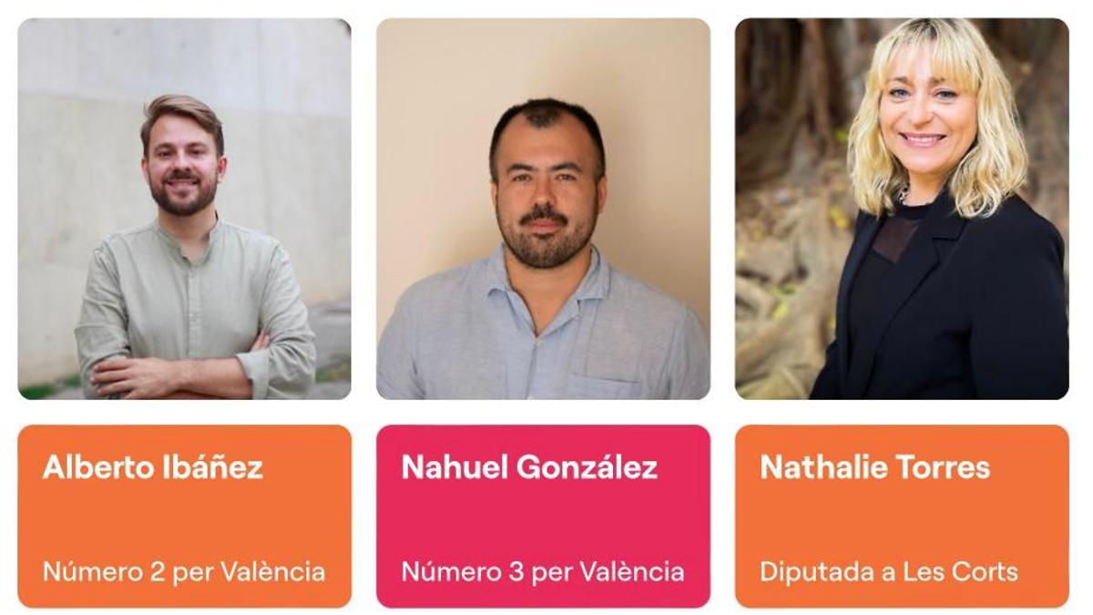 Parte del cartel anunciador.