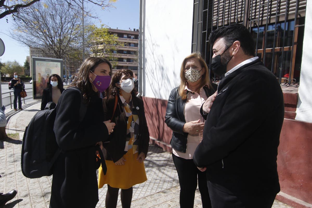 La ministra Irene Montero en Córdoba