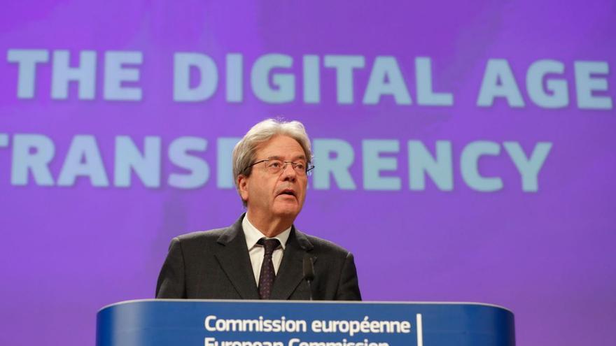 El comisario europeo de Asuntos Económicos, Paolo Gentiloni. |   // STEPHANIE LECOCQ / EFE