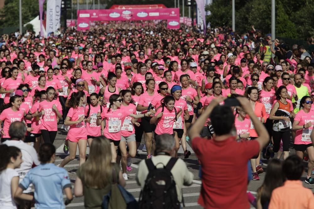 Carrera de la mujer en la zona este de Gijón.