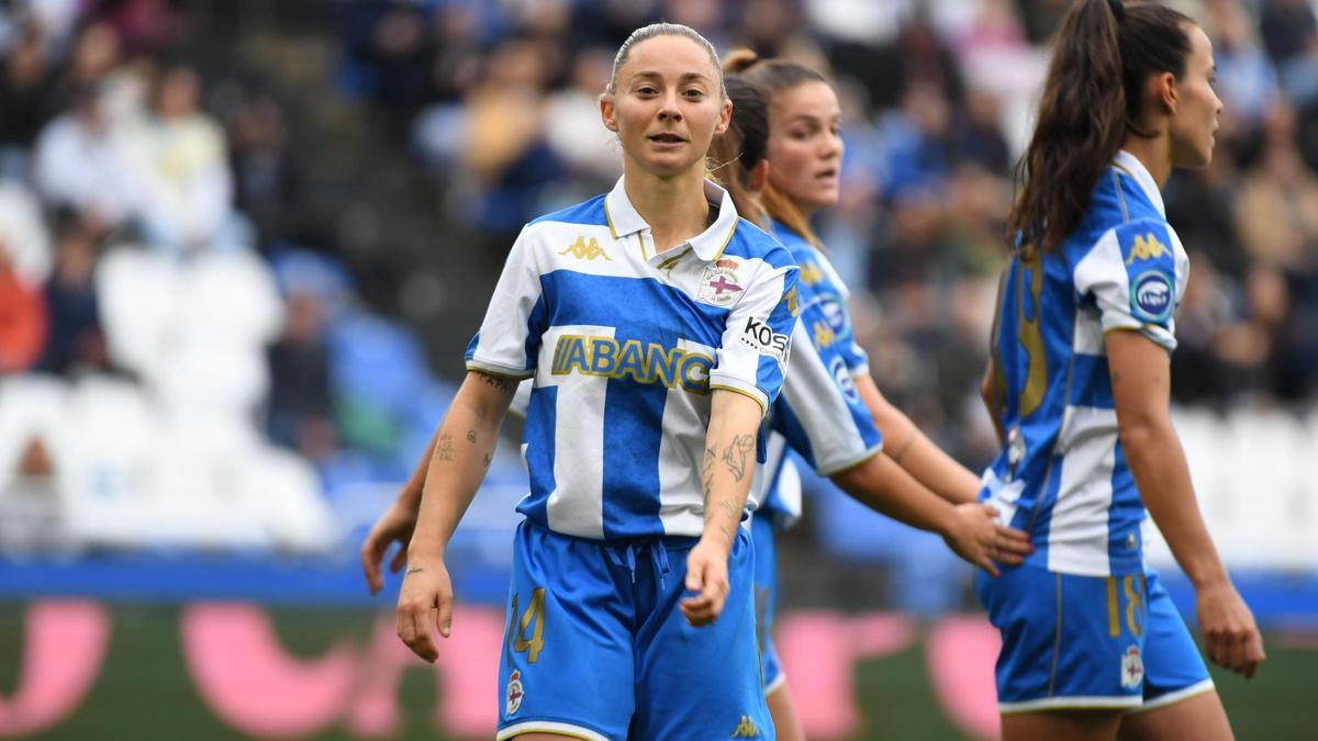 Ainhoa, en el Dépor Abanca - Granada