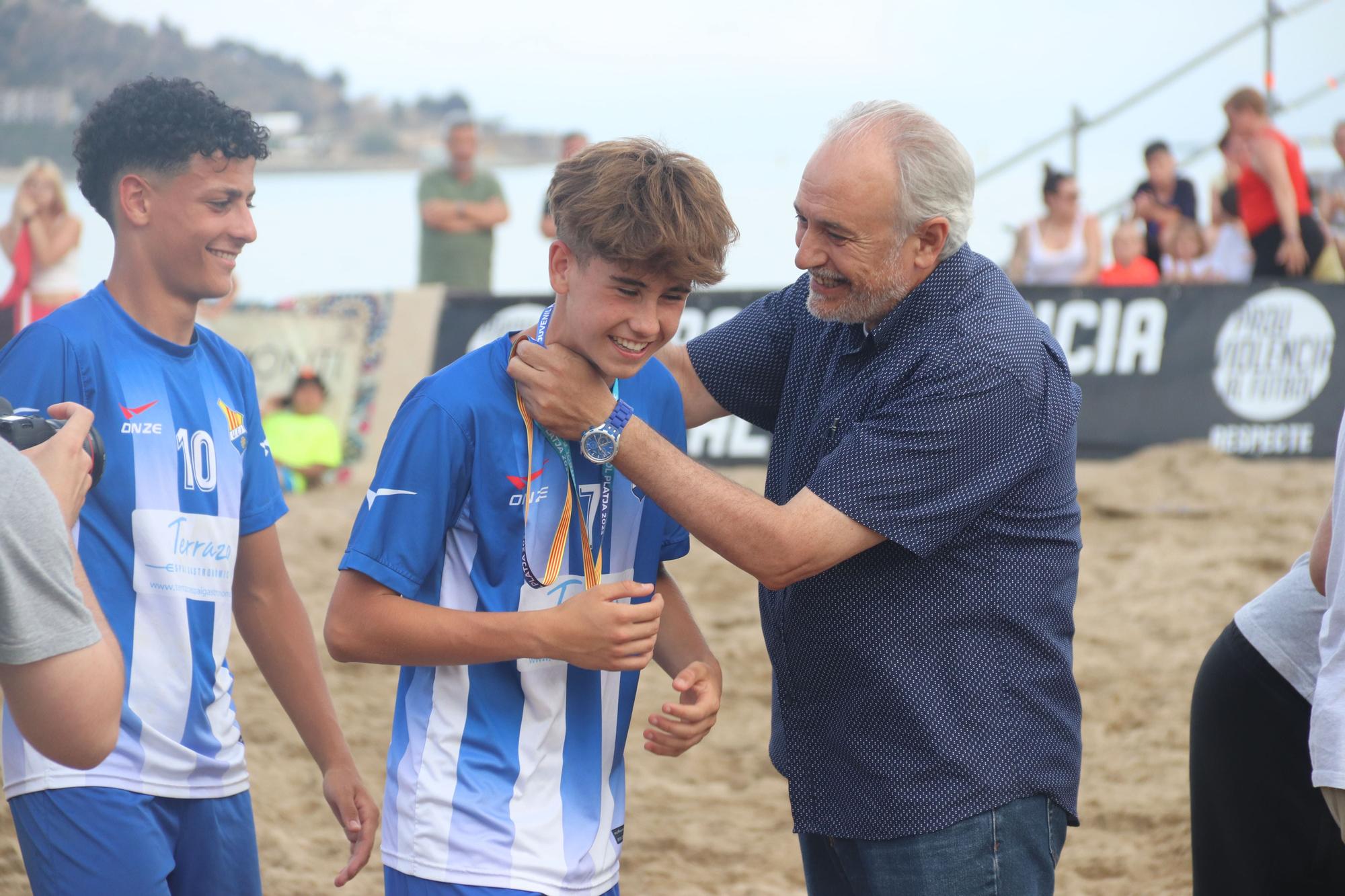 Campionats de Catalunya de futbol platja a Roses