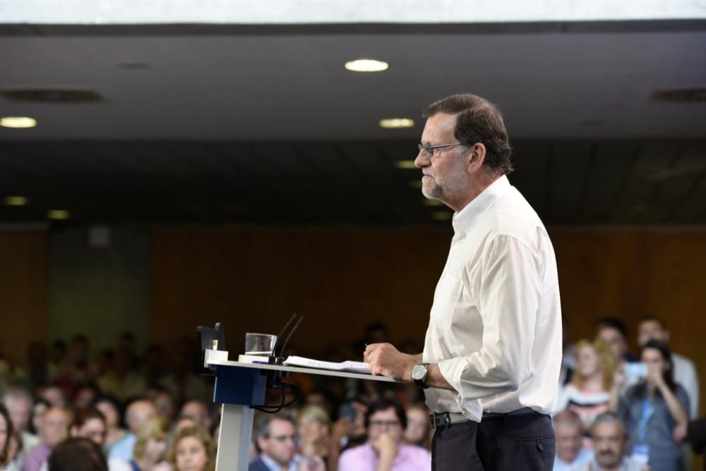 Mitin de Mariano Rajoy en el Auditorio de Murcia