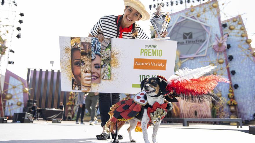 Arepa se lleva los 100 kilos de pienso como ganadora del Carnaval Canino