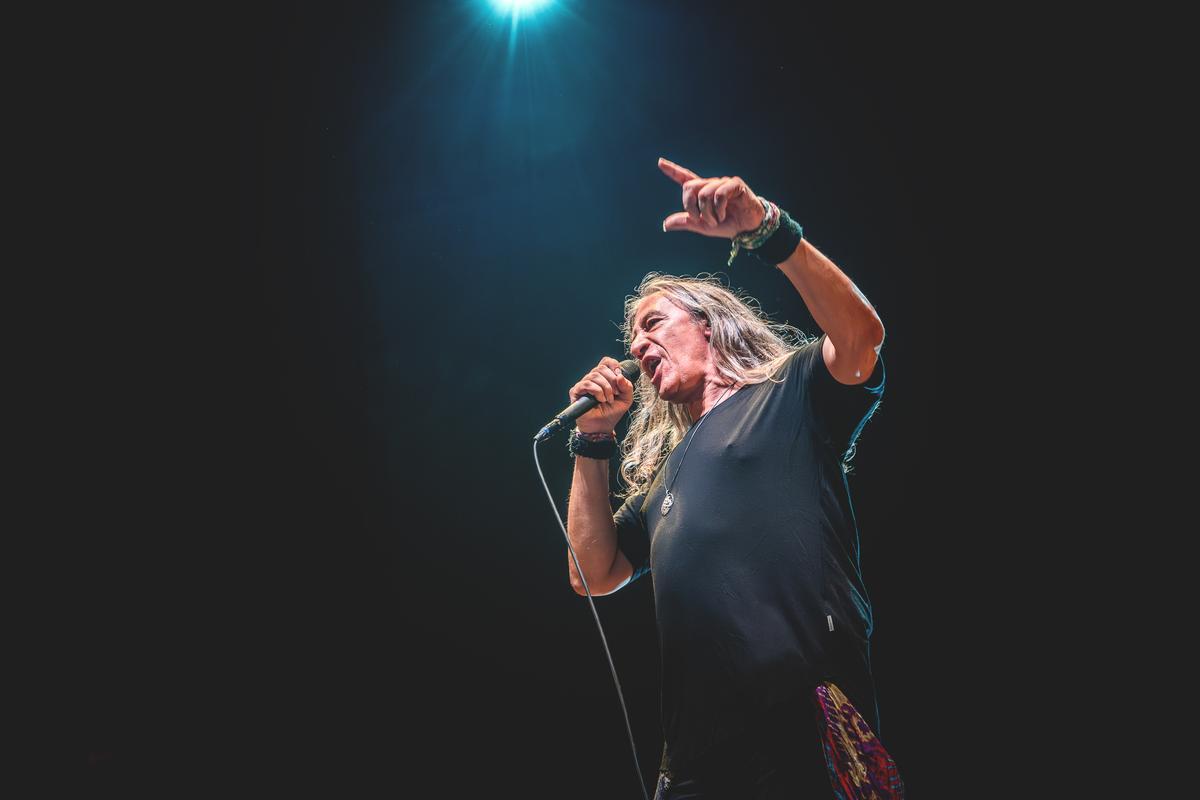 Gerard Quintana, cantant de Sopa de Cabra, durant el concert al Sons del Món.