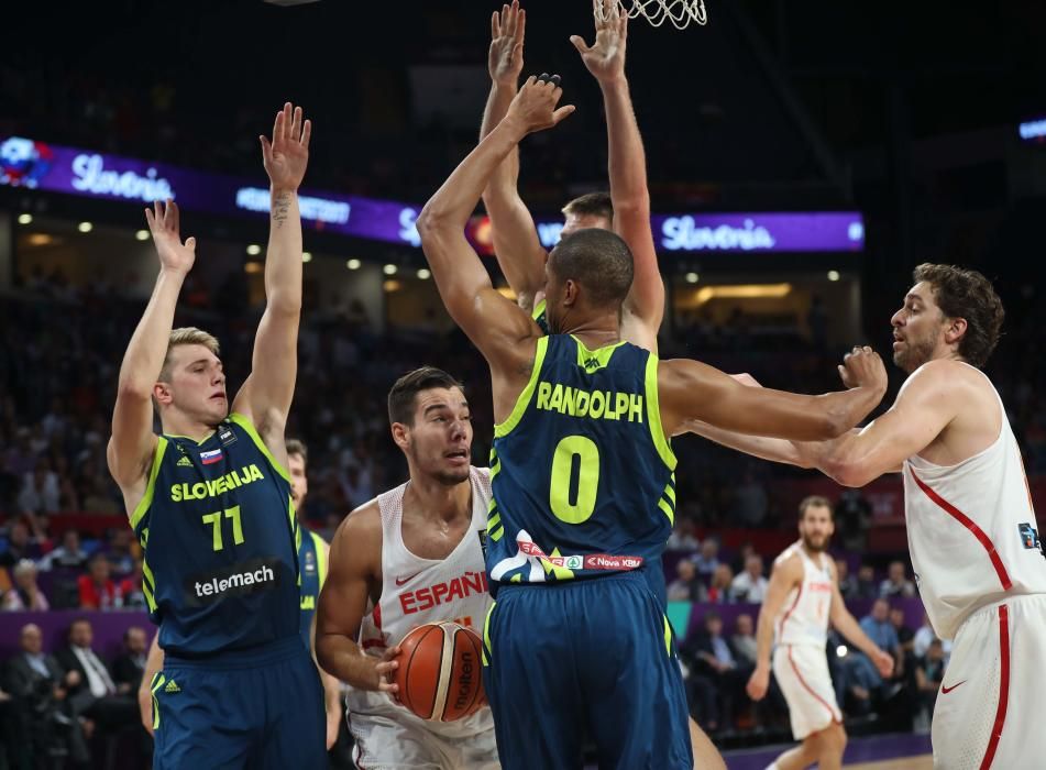 Semifinales del Eurobasket: España - Eslovenia