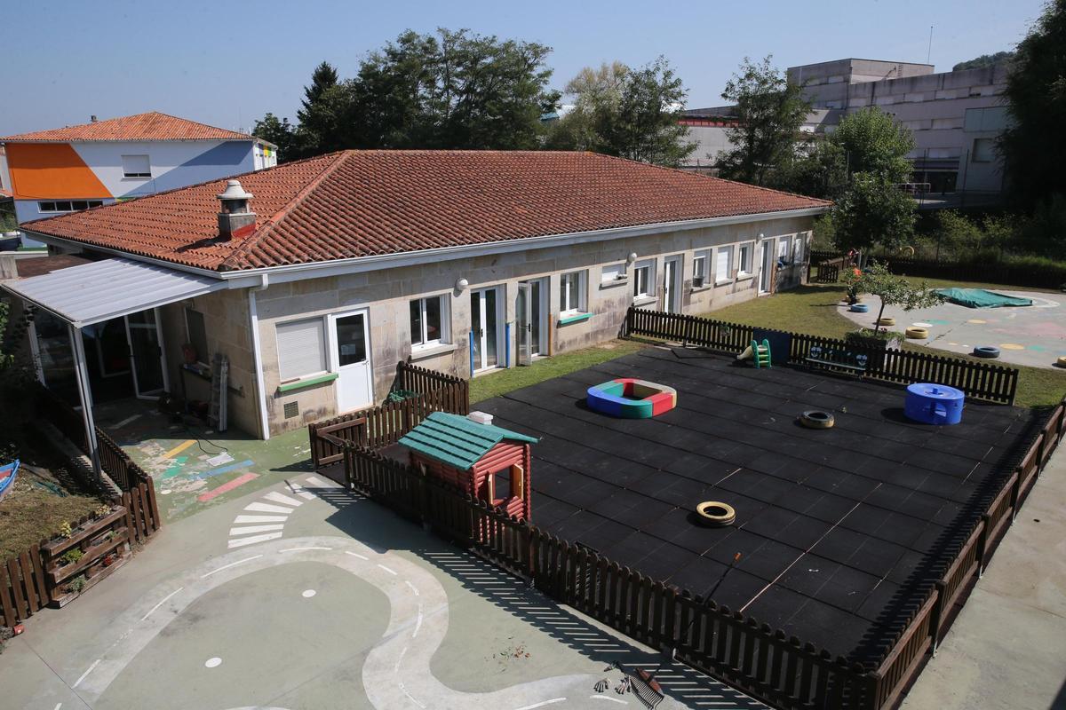 Una vista de la guardería de la red &quot;A galiña azul&quot; de Bueu.