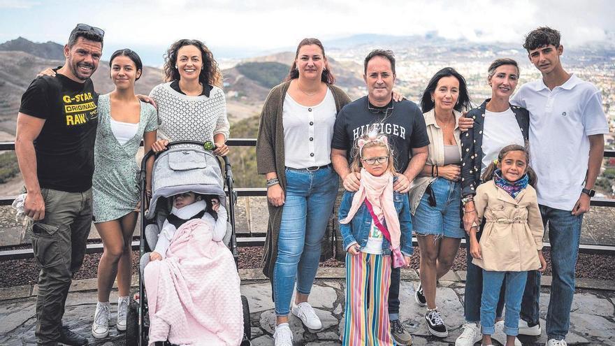 El reto de superación solidario que harán cinco familias de Tenerife