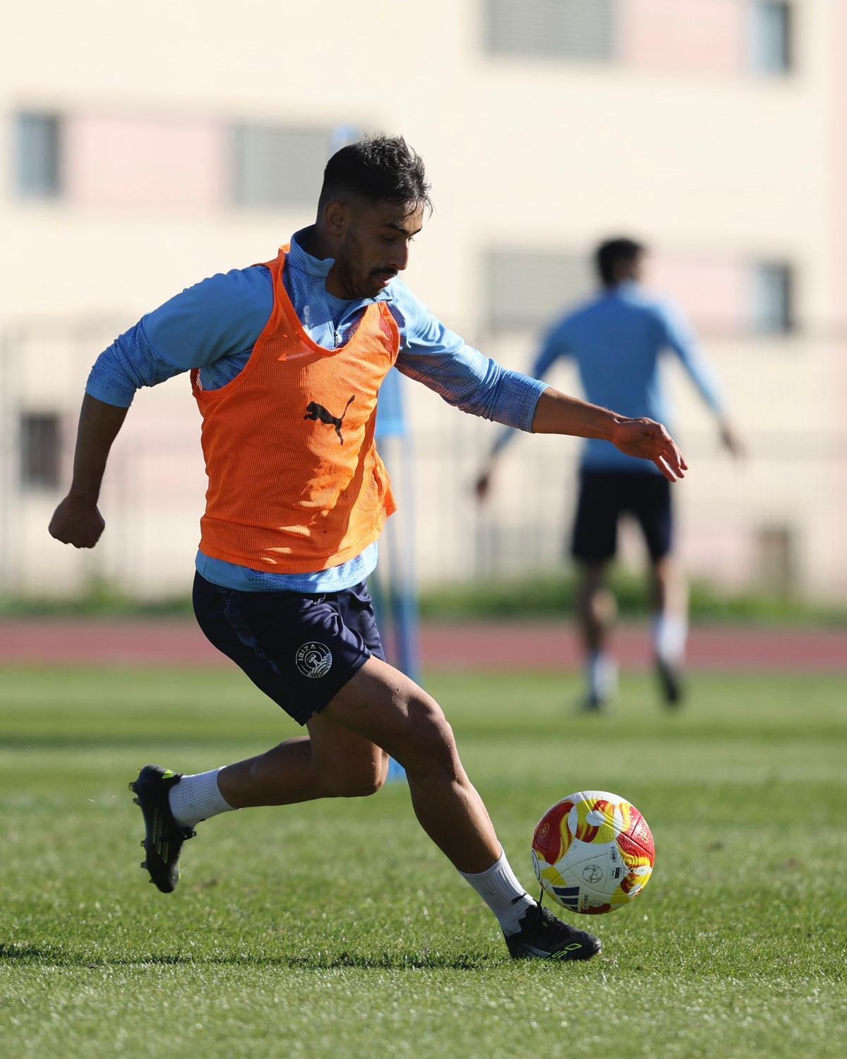 Imagen de Davo durante un entrenamiento semanal