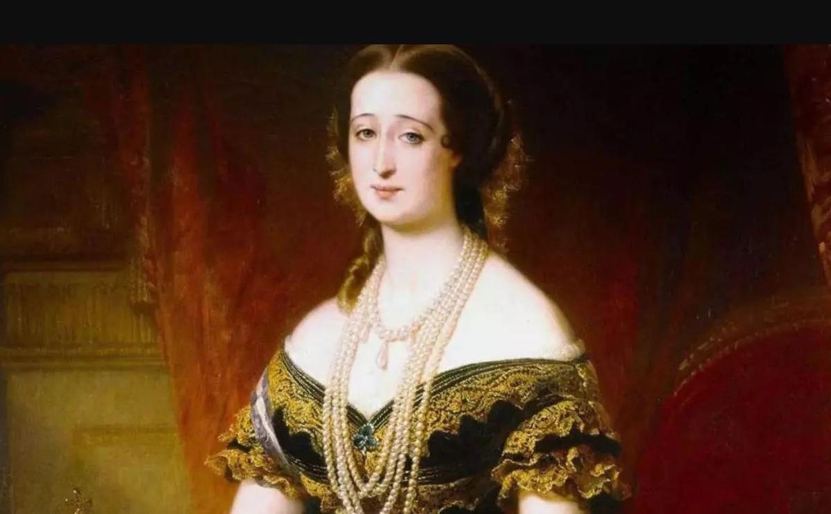 La emperatriz Eugenia de Montijo, en un cuadro de Edouard-Louis Dubufe