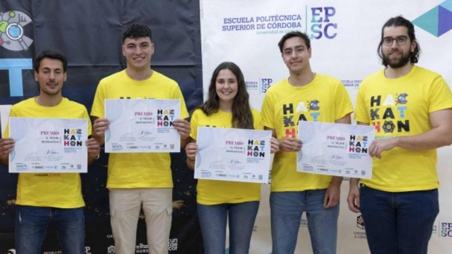 El equipo ganador del 3º Hackathon Biotecnológico.