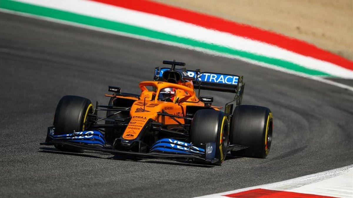 Sainz en el trazado de Mugello.