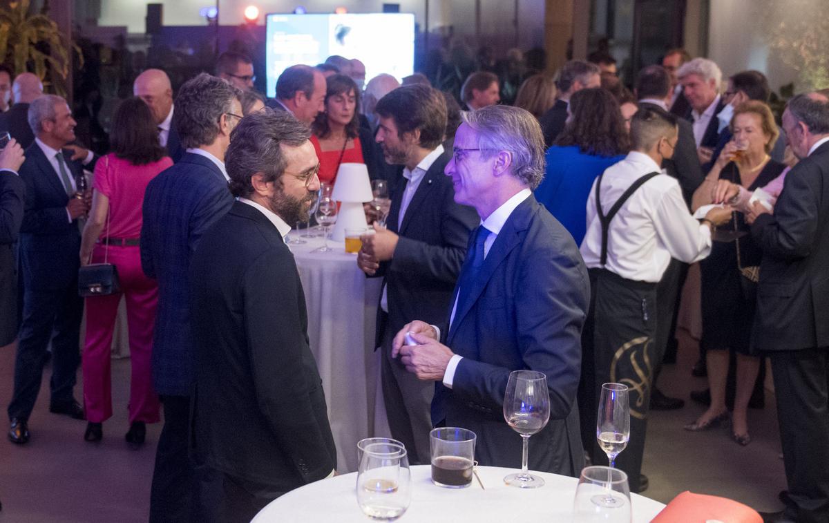 Aitor Moll, consejero delegado de Prensa Ibérica conversa con Javier Faus, presidente del Cercle d’Economia