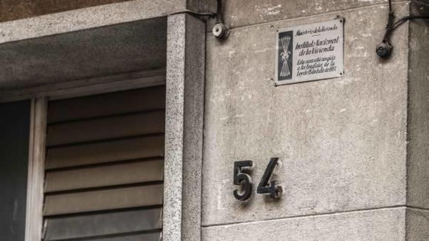 Huellas franquistas en las casas de Alcoy