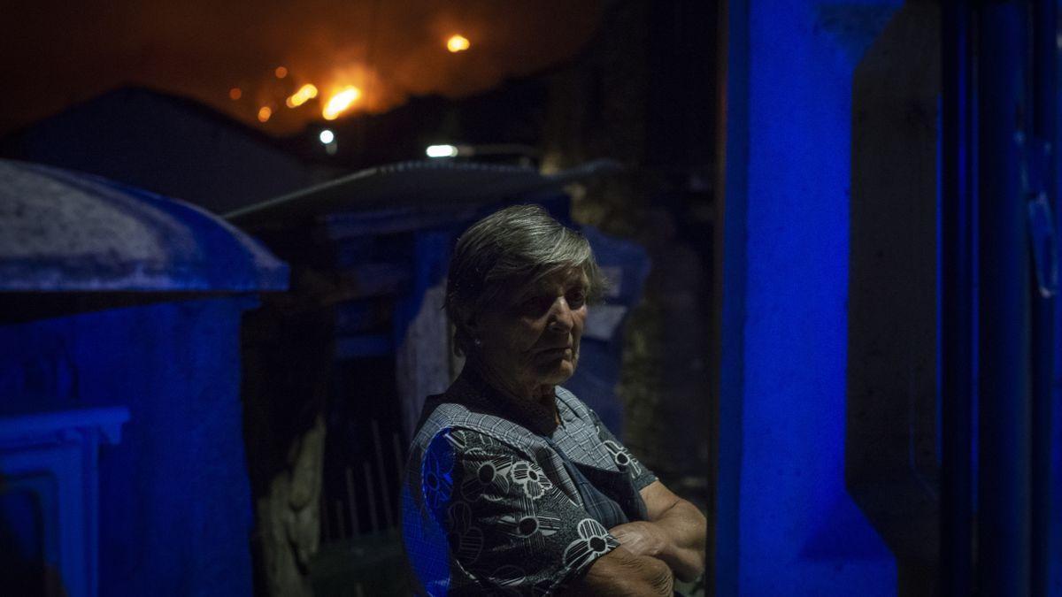 Incendio en Carballeda de Valdeorras (Ourense).