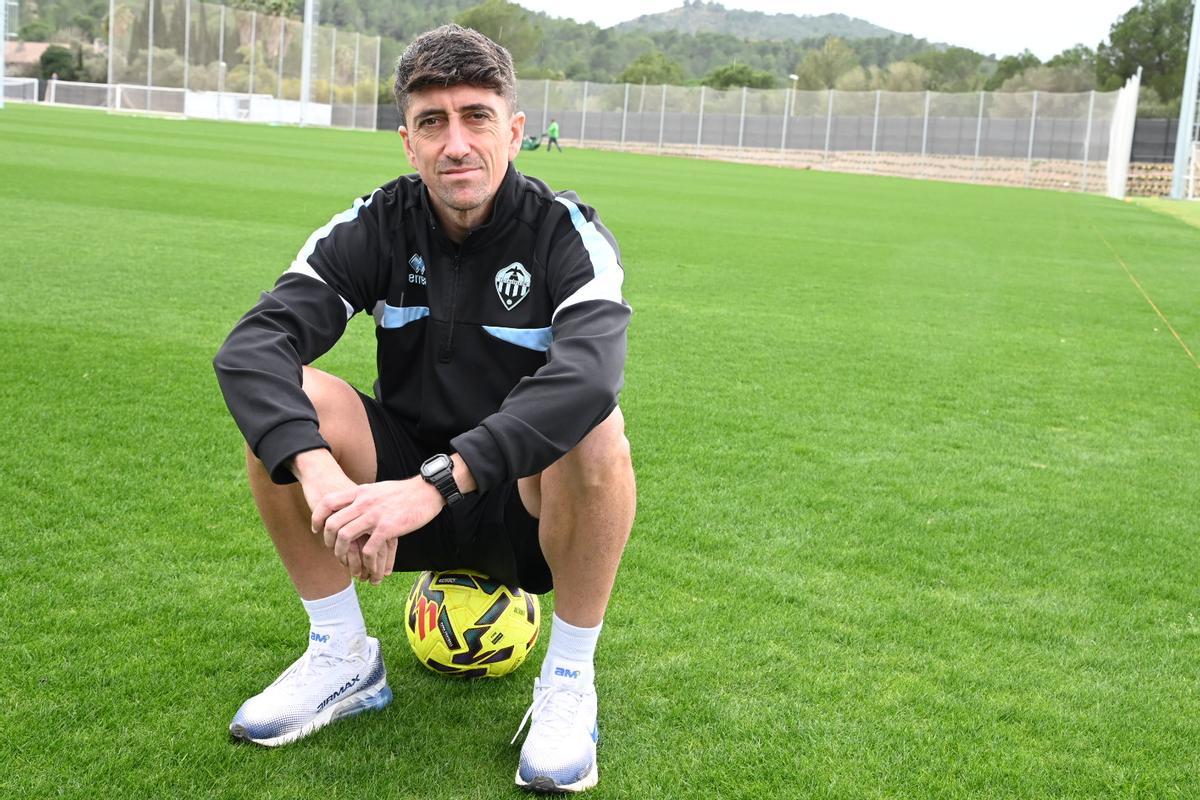 Pablo Hernández, en la ciudad deportiva Globeenergy.