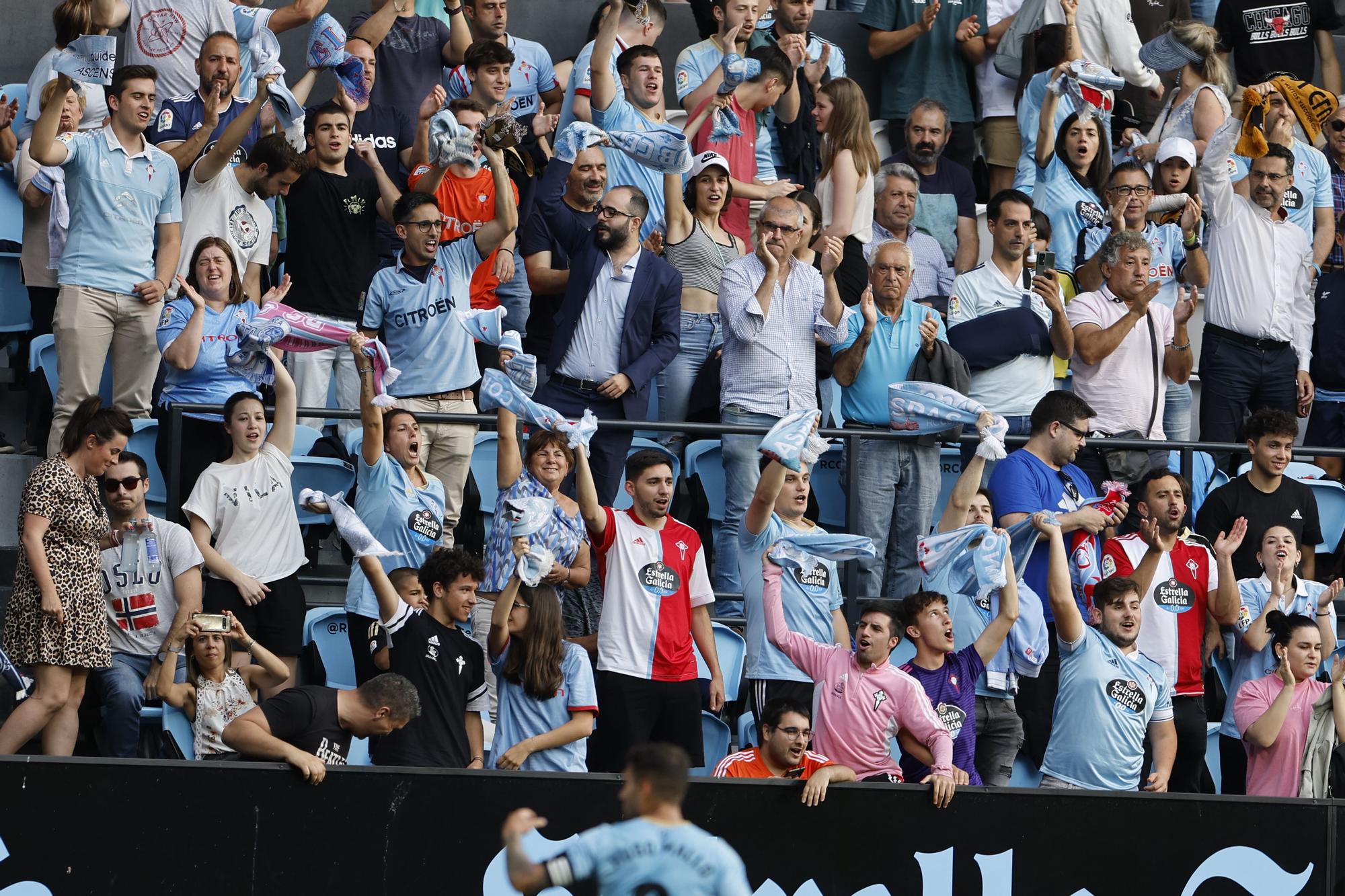 El Celta-Girona, en imágenes