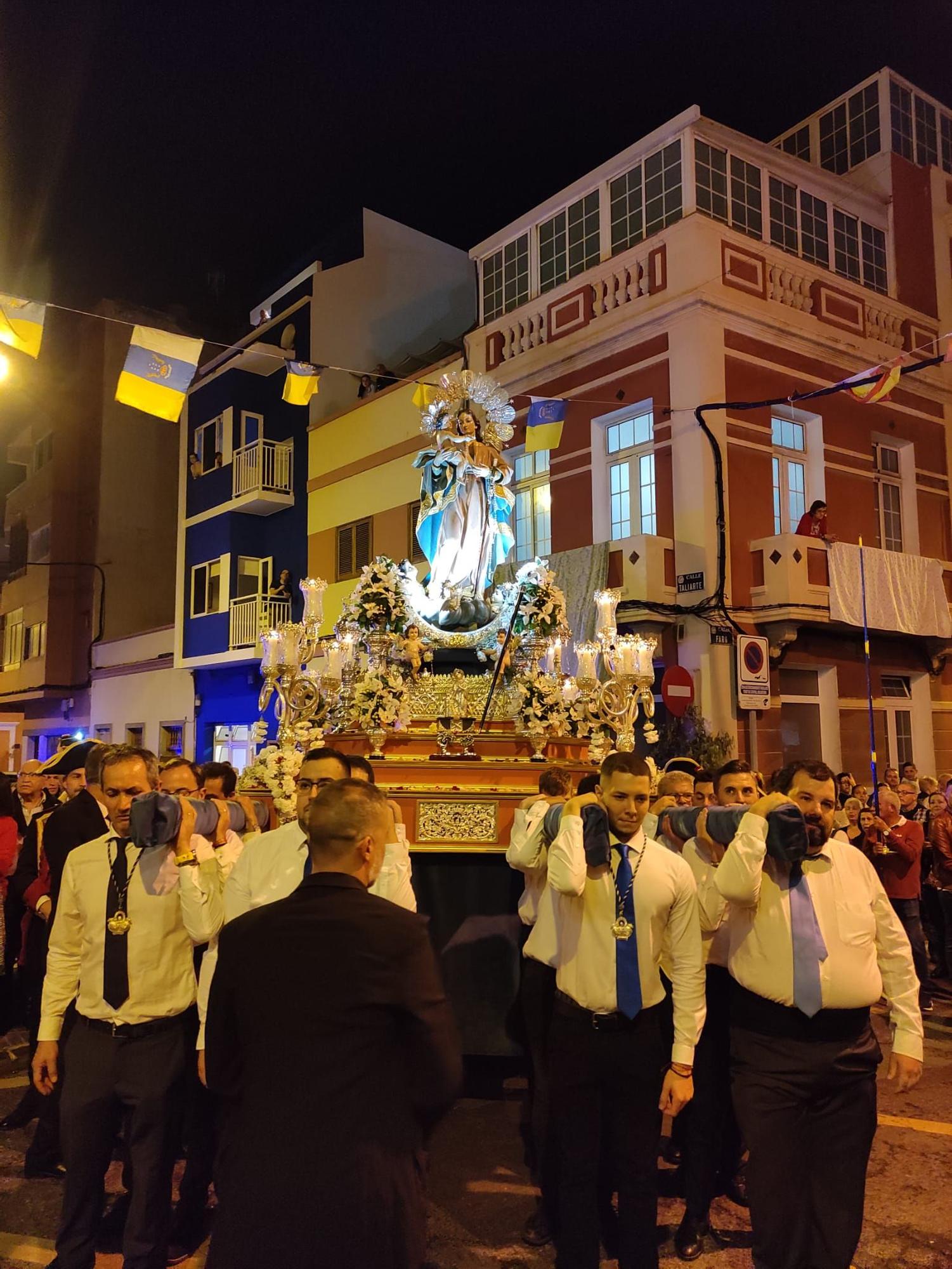 Procesión Extraordinaria por 225 aniversario de la llegada de la talla de Nuestra Señora de La Luz al Puerto