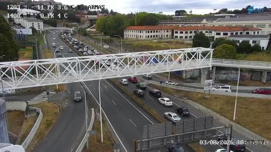 Heridas dos personas en un atropello en Alfonso Molina, en A Coruña