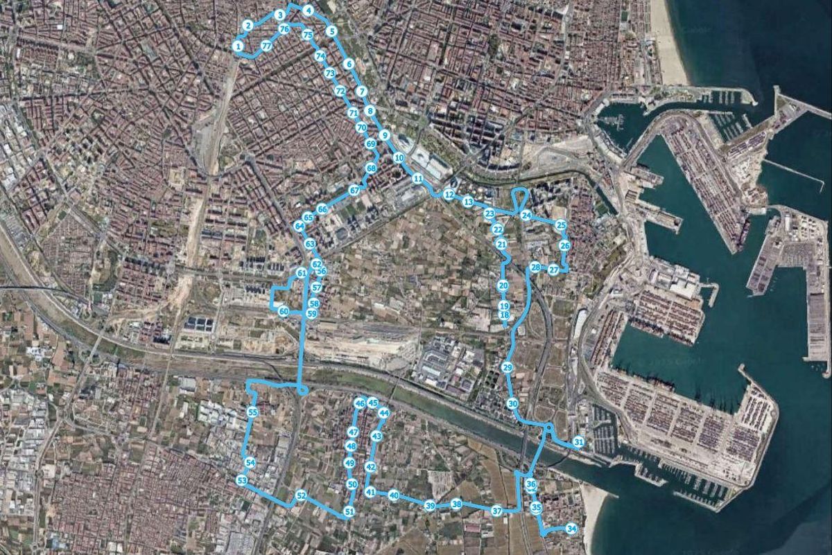 Russafa y Gran Vía será el eje por el que se unirán el centro y Forn d'Alcedo, Castellar-l'Oliveral, Pinedo y La Punta