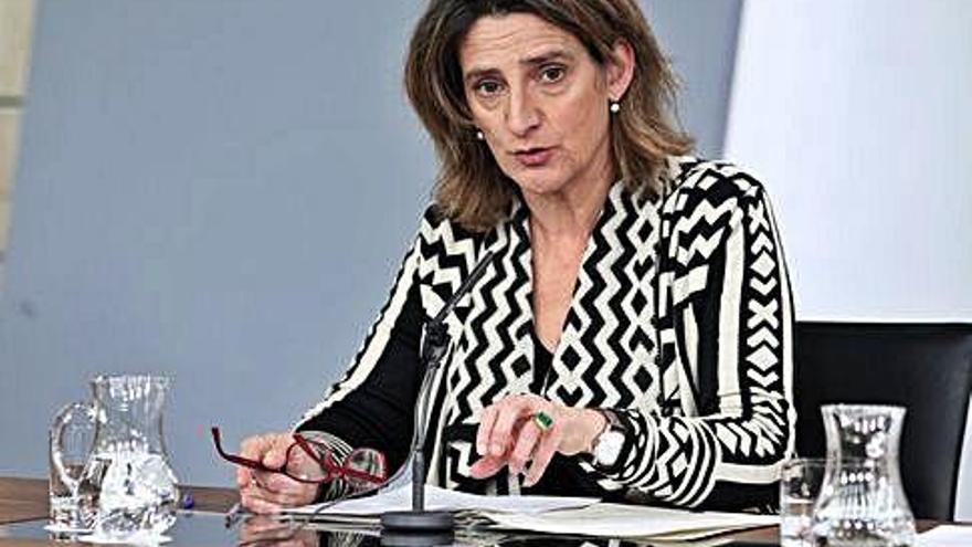 La vicepresidenta de Transició Climàtica, Teresa Ribera