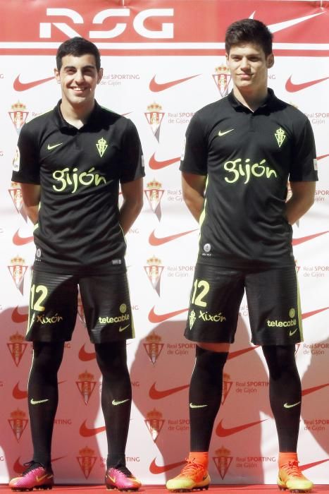 Presentación de la nueva equipación del Sporting para la temporada 2016/2017