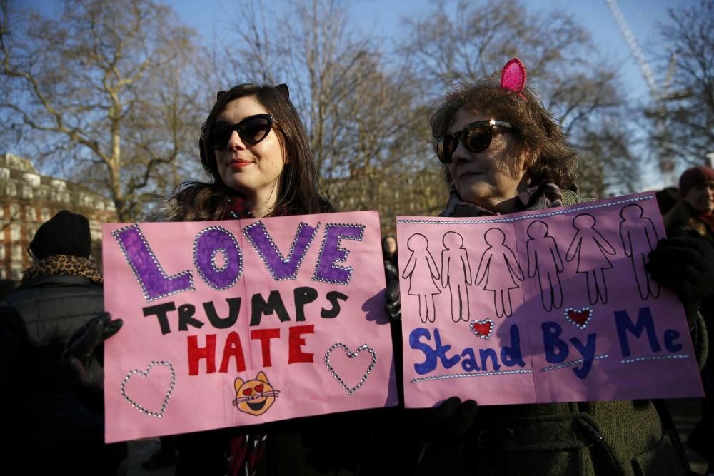 Protestas contra Donald Trump en Londres