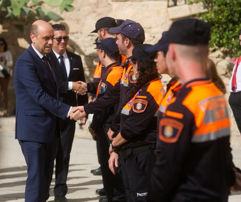 Homenaje a los voluntarios de Protección Civil