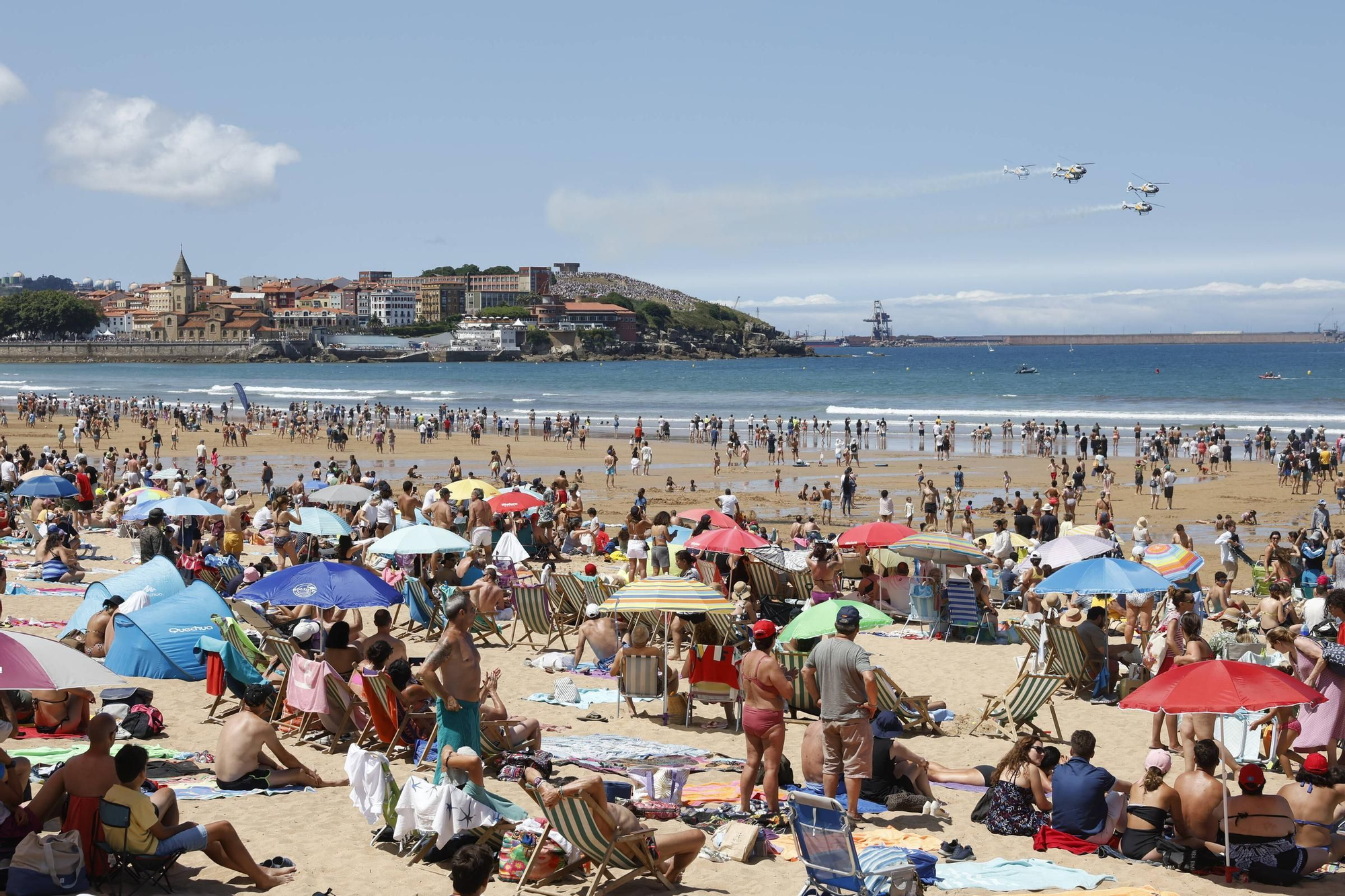 El espectacular y multitudinario Festival Aéreo de Gijón, en imágenes