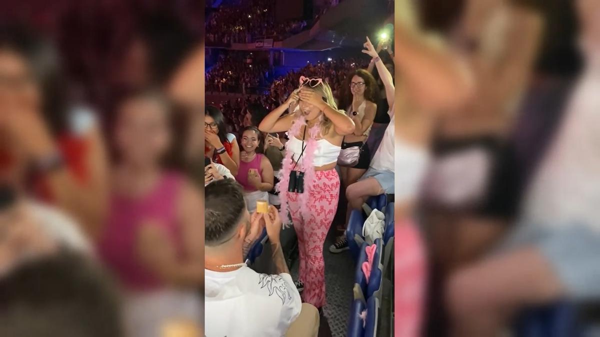 Así fue la pedida de mano viral del cantante de Playa Coco a su novia en el mejor concierto de mi vida