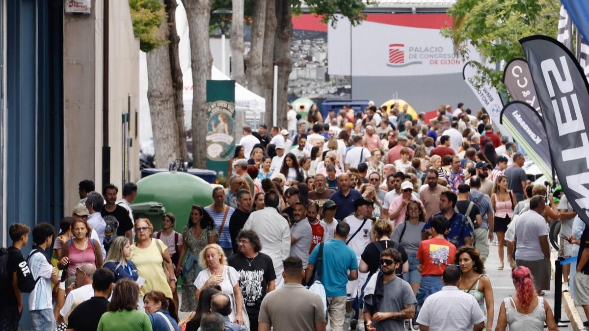 Ambiente en la Feria de Muestras.