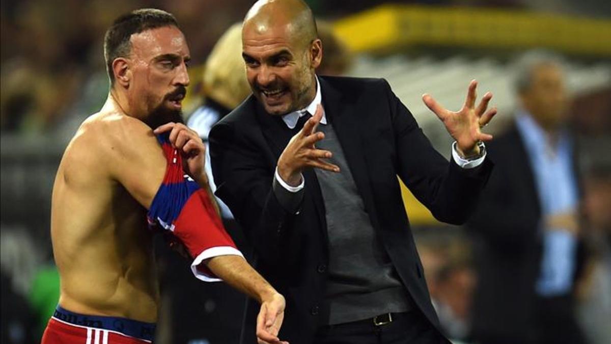 Ribéry dijo que Guardiola no tiene mano izquierda para tratar a los jugadores