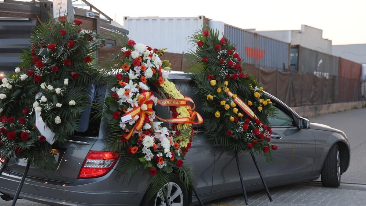 Familiares y amigos despiden a Tejero en Xàtiva