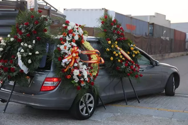 Familiares y amigos despiden a Tejero en Xàtiva