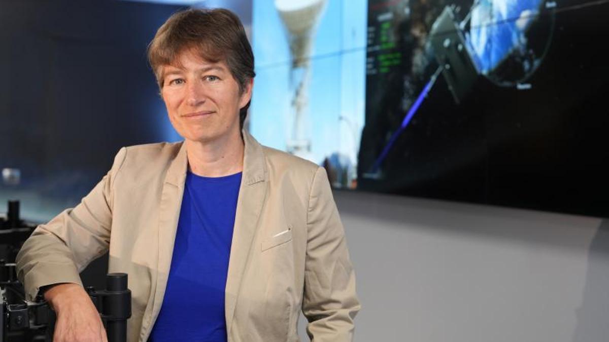 Mónica Martínez, presidenta de GMV en su sede de Tres Cantos (Madrid).
