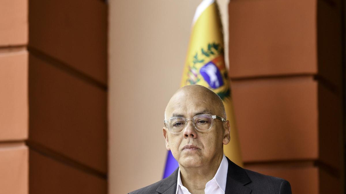 El presidente de la Asamblea Nacional de Venezuela, Jorge Rodríguez