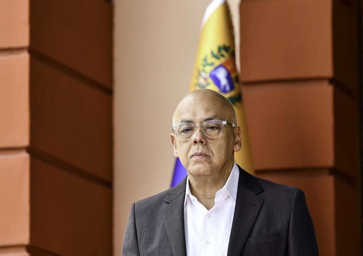 El presidente de la Asamblea Nacional de Venezuela, Jorge Rodríguez