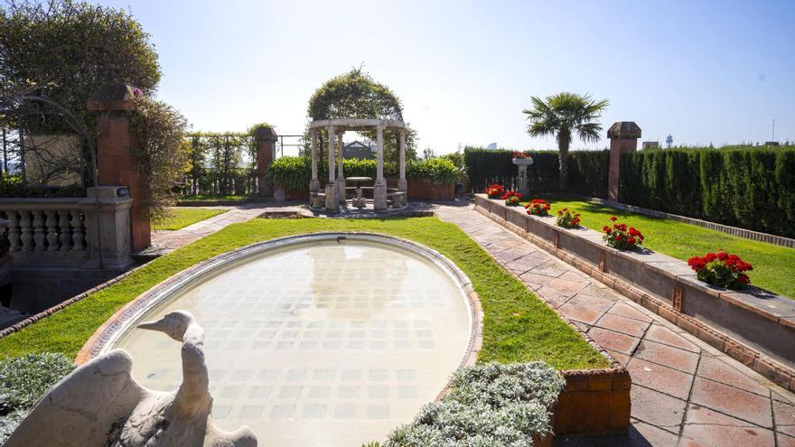 El jardín secreto de la Casa Francesc Cambó y Batlle.