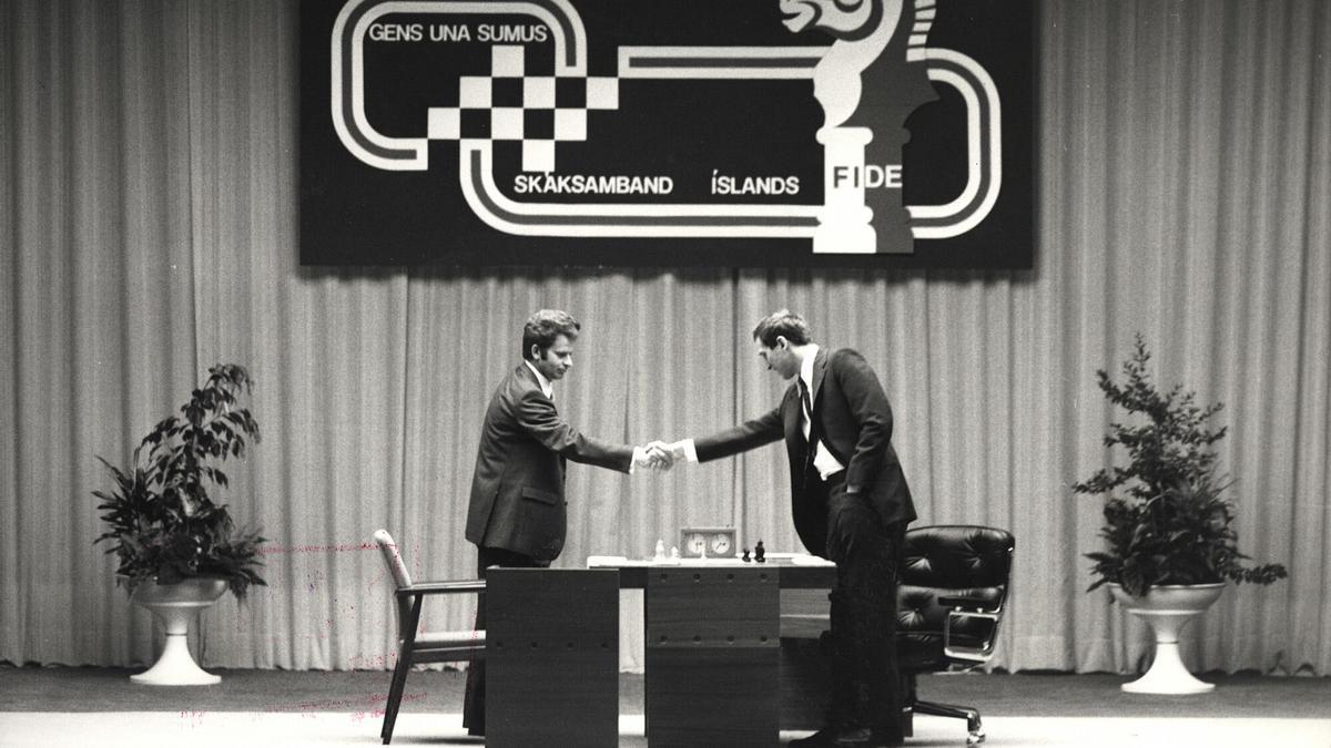Fischer y Spassky, en el duelo de 1972.
