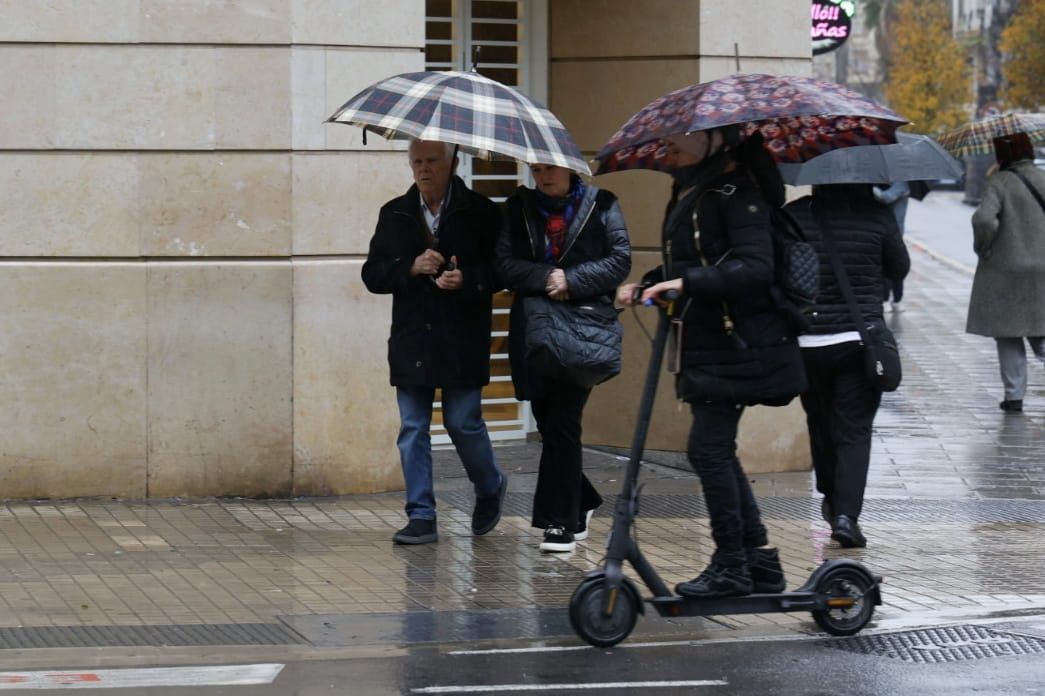 Temporal de lluvia en València