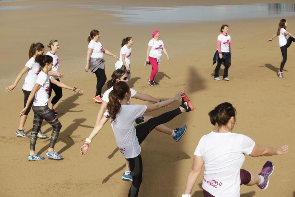 Entrenamiento para la carrera de la mujer de Gijón con Paula Butragueño