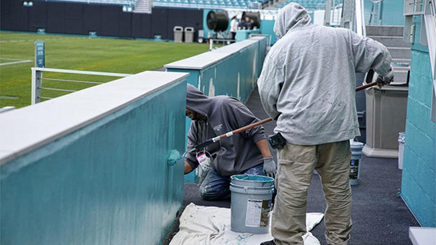 Seis mil personas ultiman preparativos para el Super Bowl 54 en Miami
