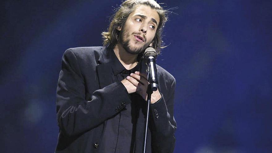 Salvador Sobral, durante su actuación en Eurovisión.